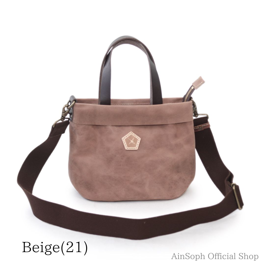 【HPレザー】Ain Soph(アインソフ) ミニトートショルダー バッグ 日本製 ｜ASE1842-HP