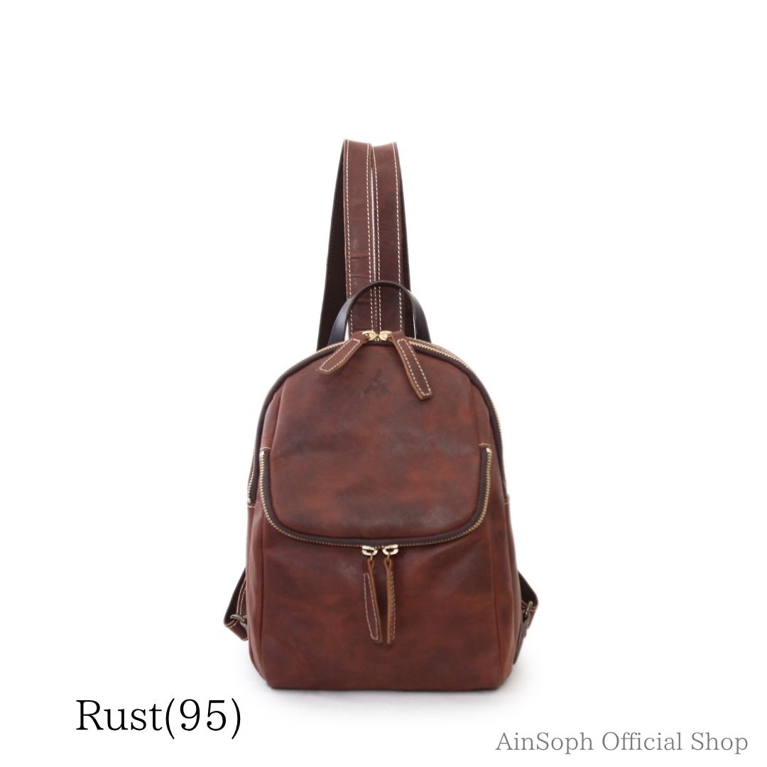 【HPレザー】Ain Soph(アインソフ) ミニバックパック 小さめリュック 日本製 ｜ASC1843-HP