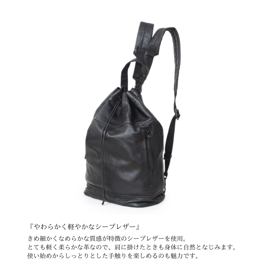 【Ain Soph セカンドレーベル】シープレザー バックパック リュック/ ASE1845-PKS