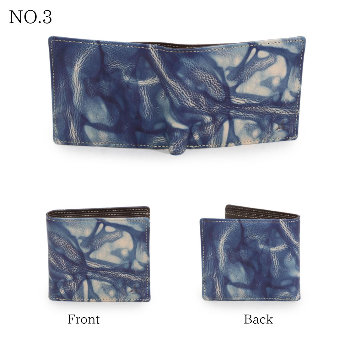 DA1036-BLA/Ain Soph (アインソフ)藍染 折財布（小銭入れファスナー