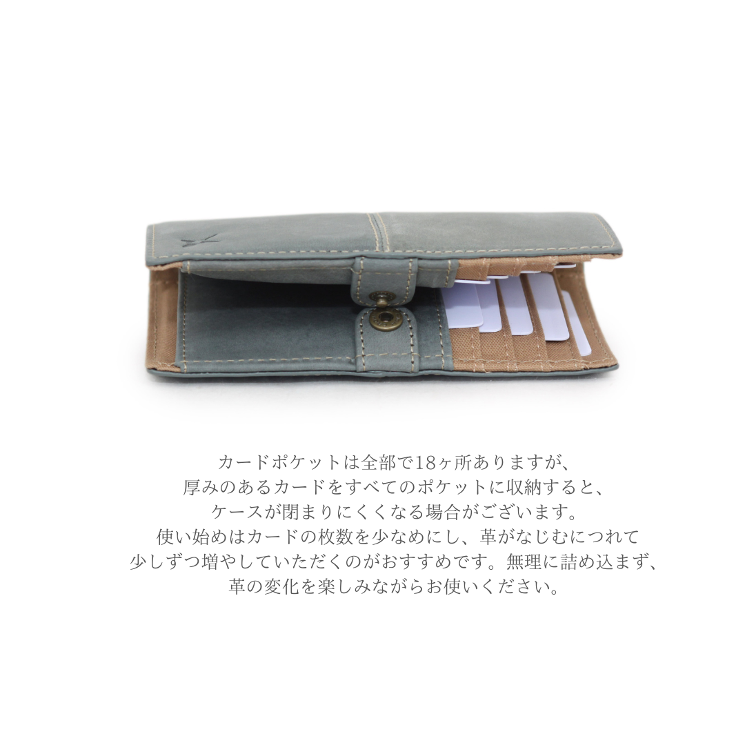【HPレザー】Ain Soph アインソフ カードケース 18枚収納 | DA1683-HP