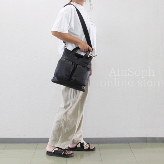 Ain Soph セカンドレーベル】ブラックシリーズ 撥水レザーヘルメット