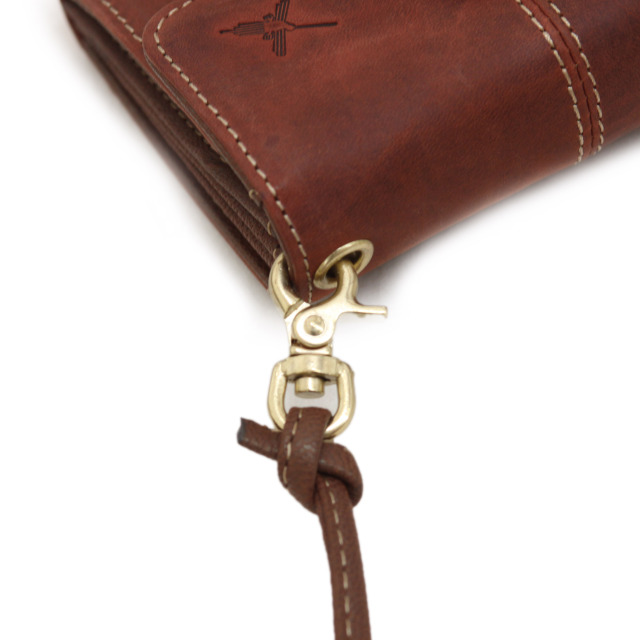 【HPレザー】Ain Soph(アインソフ)差し込み錠のクラシカルショートウォレット ショルダー ｜DA1654-HP