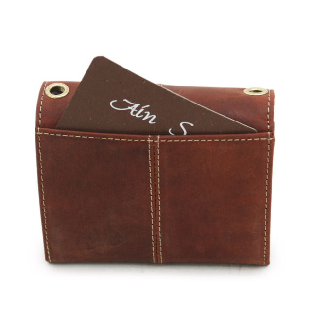 【HPレザー】Ain Soph(アインソフ)差し込み錠のクラシカルショートウォレット ショルダー ｜DA1654-HP