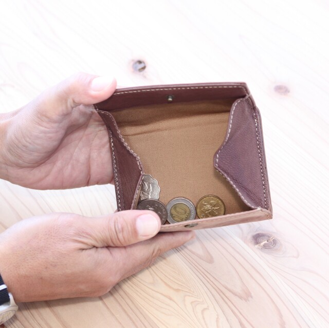 DA1510-HP/Ain Soph (アインソフ)ボックス小銭入れの折財布