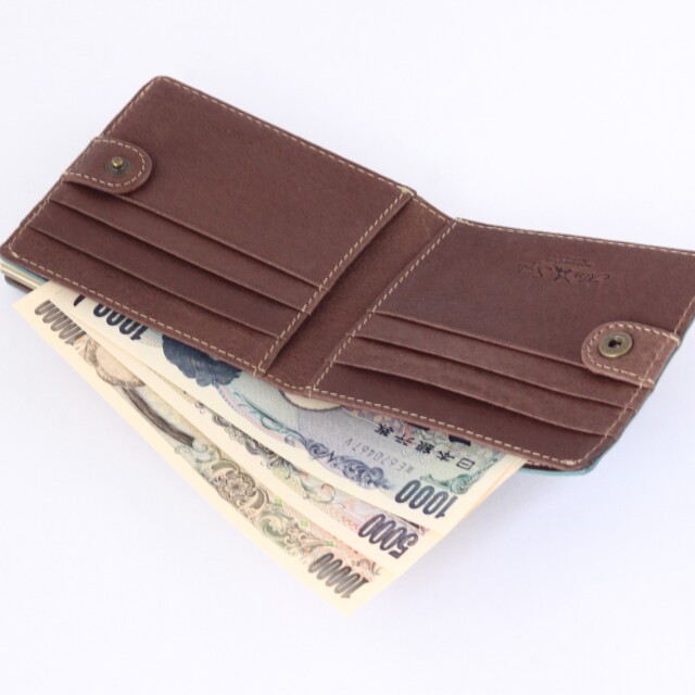 DA1465-HP/Ain Soph(アインソフ) がまぐち　二つ折り財布　ボックスコインケース