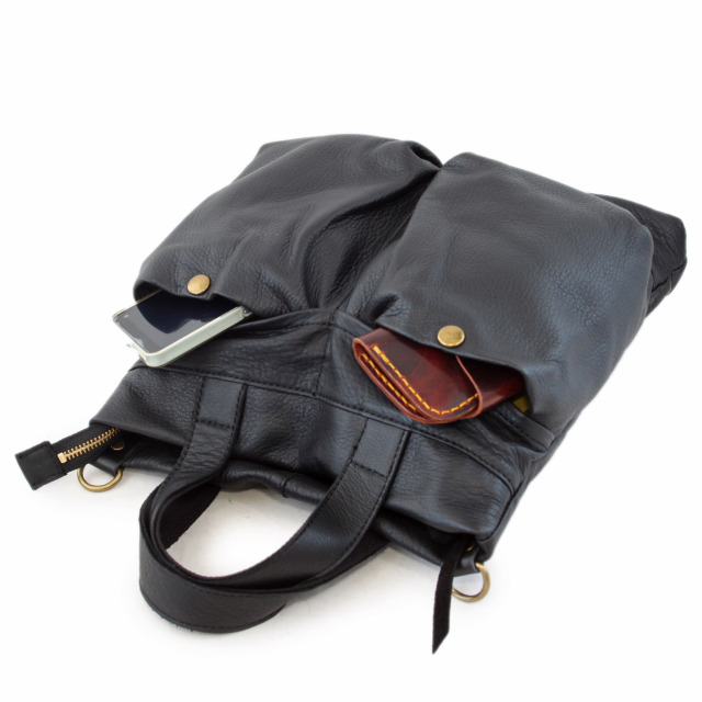 Ain Soph セカンドレーベル】ブラックシリーズ 撥水レザーヘルメット