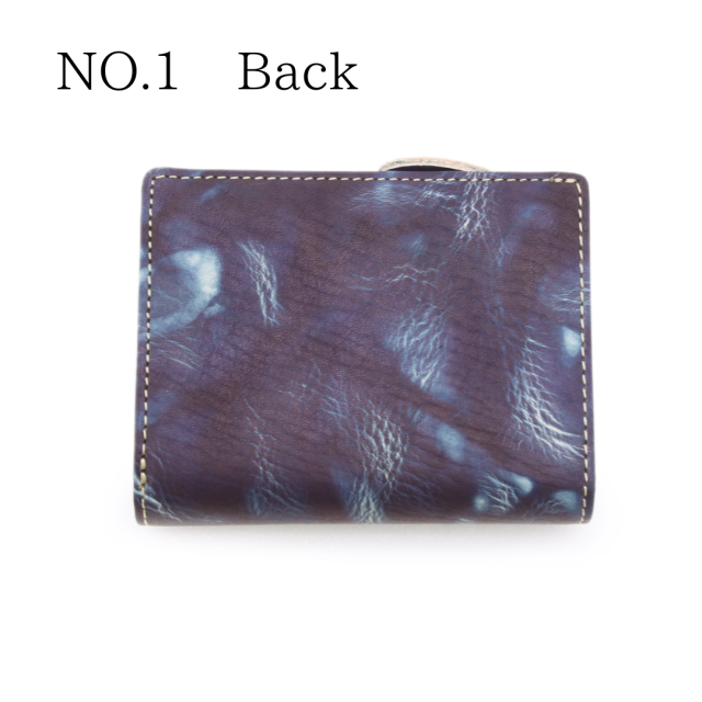 DA1549-BLA/Ain Soph (アインソフ)藍染　折財布（小銭入れファスナータイプ）　日本製 NO.1