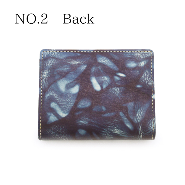 DA1549-BLA/Ain Soph (アインソフ)藍染　折財布（小銭入れファスナータイプ）　日本製 NO.1