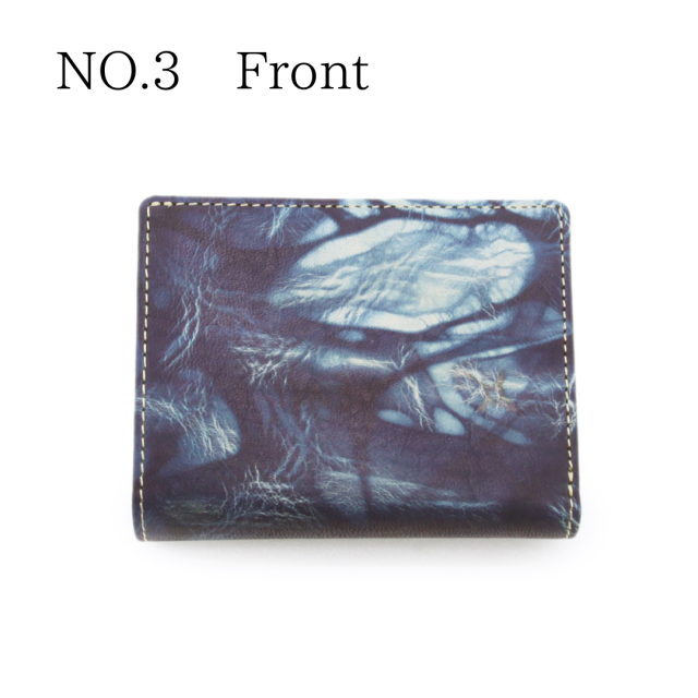 DA1549-BLA/Ain Soph (アインソフ)藍染　折財布（小銭入れファスナータイプ）　日本製 NO.３