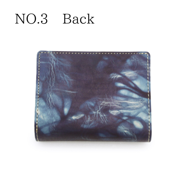 DA1549-BLA/Ain Soph (アインソフ)藍染　折財布（小銭入れファスナータイプ）　日本製 NO.３