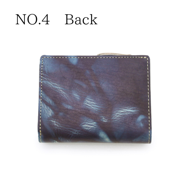 DA1549-BLA/Ain Soph (アインソフ)藍染　折財布（小銭入れファスナータイプ）　日本製 NO.4