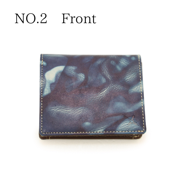 DA1548-BLA/Ain Soph (アインソフ)藍染　折財布（ボックスコインケース）　日本製 NO.2