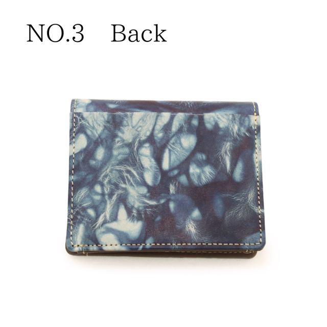 DA1548-BLA/Ain Soph (アインソフ)藍染　折財布（ボックスコインケース）　日本製 NO.３