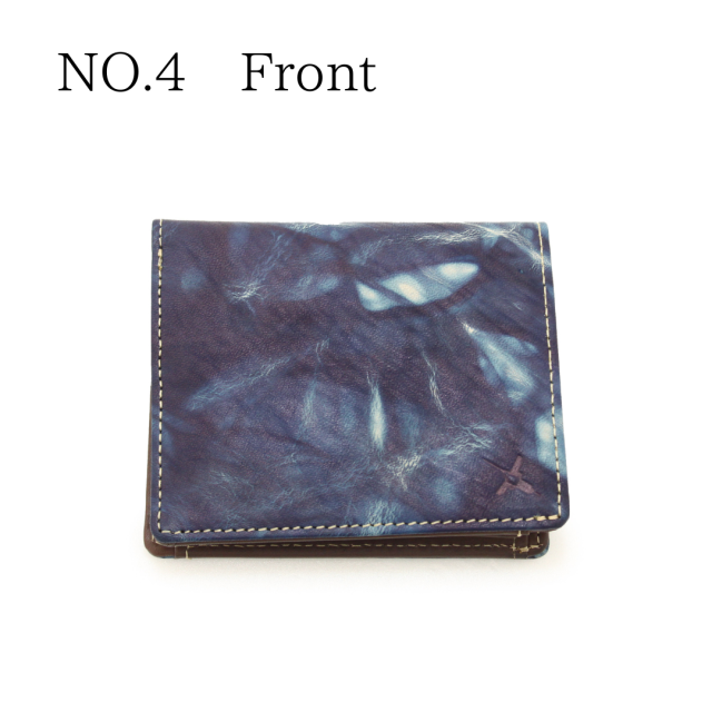 DA1548-BLA/Ain Soph (アインソフ)藍染　折財布（ボックスコインケース）　日本製 NO.４