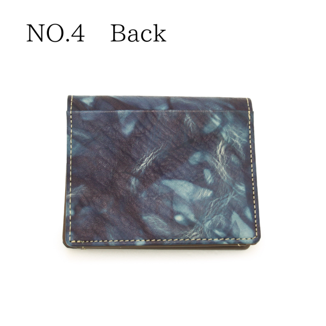 DA1548-BLA/Ain Soph (アインソフ)藍染　折財布（ボックスコインケース）　日本製 NO.４