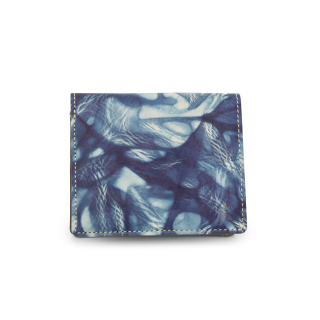 DA1548-BLA/Ain Soph (アインソフ)藍染　折財布（ボックスコインケース）　日本製