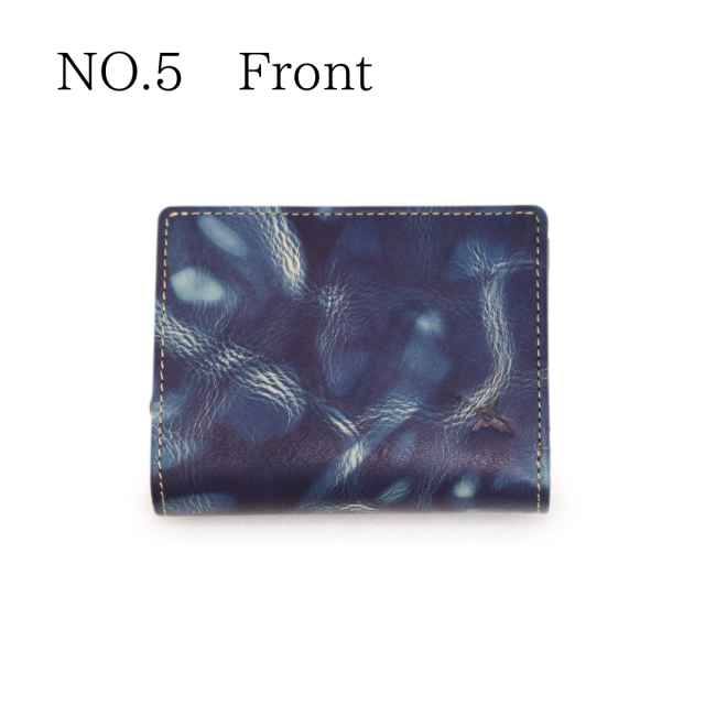 DA1549-BLA/Ain Soph (アインソフ)藍染　折財布（小銭入れファスナータイプ）　日本製NO.5