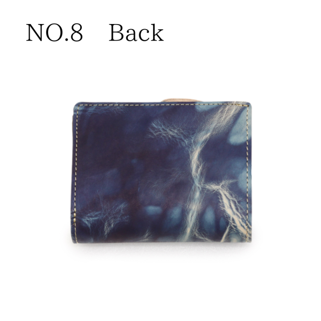DA1549-BLA/Ain Soph (アインソフ)藍染　折財布（小銭入れファスナータイプ）　日本製NO.8