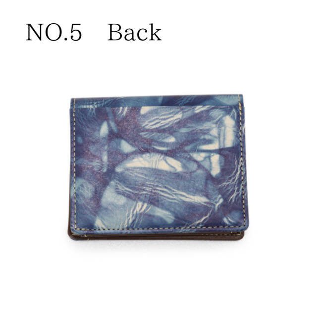 DA1548-BLA/Ain Soph (アインソフ)藍染　折財布（ボックスコインケース）　日本製NO.5
