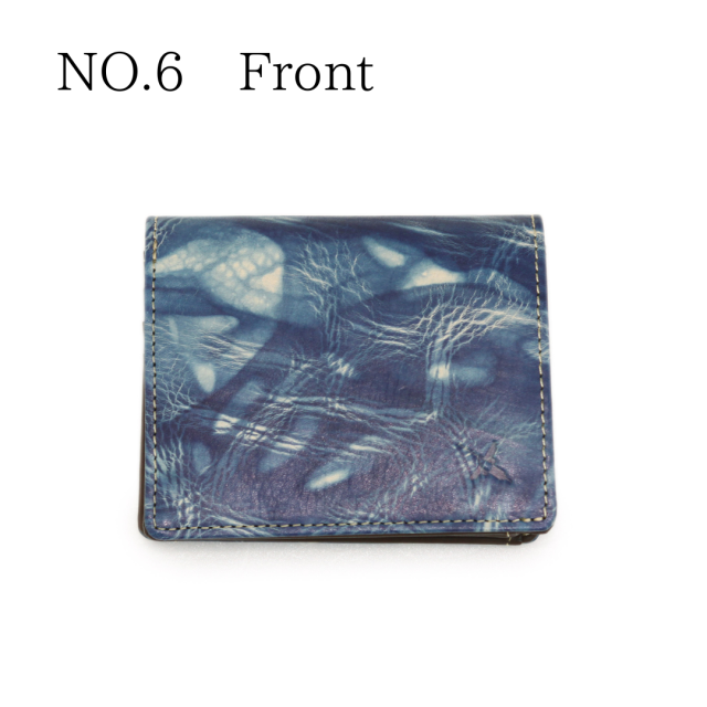 DA1548-BLA/Ain Soph (アインソフ)藍染　折財布（ボックスコインケース）　日本製NO.6