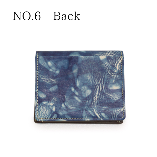 DA1548-BLA/Ain Soph (アインソフ)藍染　折財布（ボックスコインケース）　日本製NO.6
