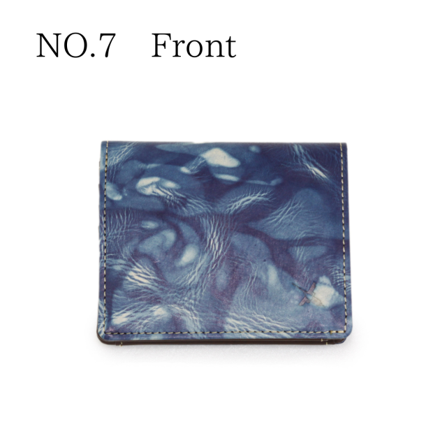 DA1548-BLA/Ain Soph (アインソフ)藍染　折財布（ボックスコインケース）　日本製No.7