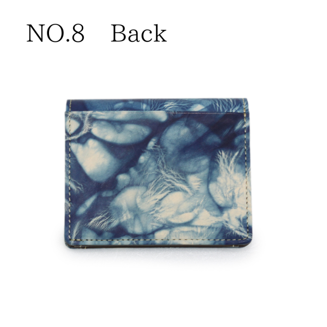 DA1548-BLA/Ain Soph (アインソフ)藍染　折財布（ボックスコインケース）　日本製No.8