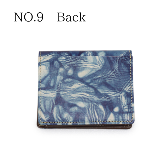 DA1548-BLA/Ain Soph (アインソフ)藍染　折財布（ボックスコインケース）　日本製No.89