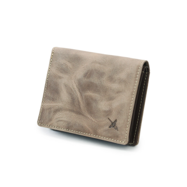 DA1548-WPS/Ain Soph (アインソフ)ワクシープレス　折財布（ボックスコインケース）　日本製