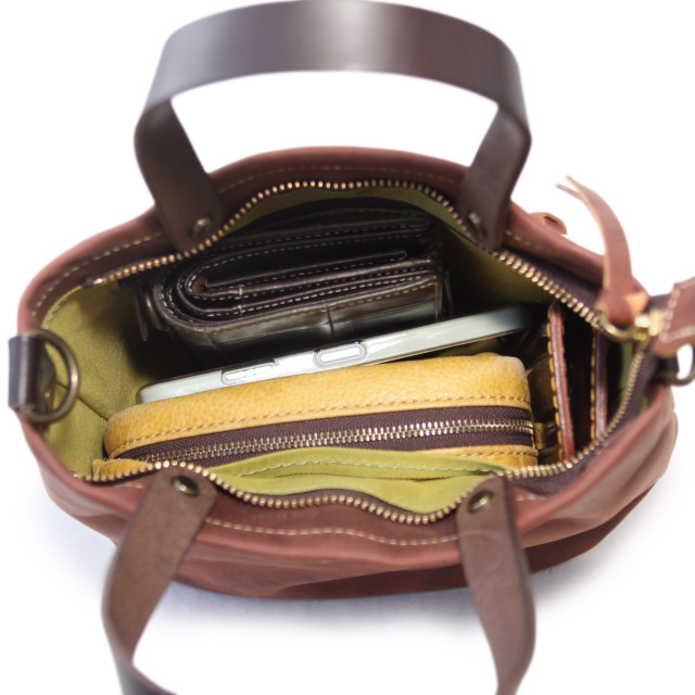 【HPレザー】Ain Soph(アインソフ) ミニトートショルダー バッグ 日本製 ｜ASE1842-HP