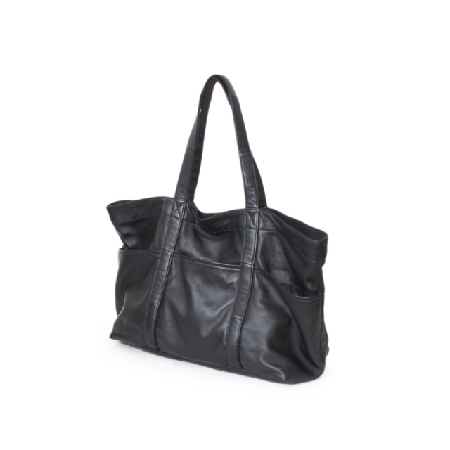 【Ain Soph セカンドレーベル】シープレザー 大容量 トートバッグ / ASE1842-PKS