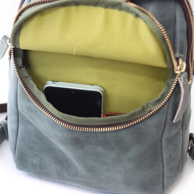 【HPレザー】Ain Soph(アインソフ) ミニバックパック 小さめリュック 日本製 ｜ASC1843-HP