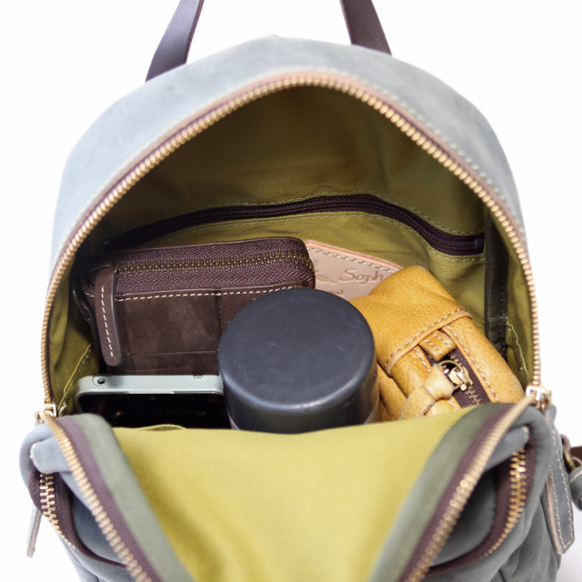 【HPレザー】Ain Soph(アインソフ) ミニバックパック 小さめリュック 日本製 ｜ASC1843-HP