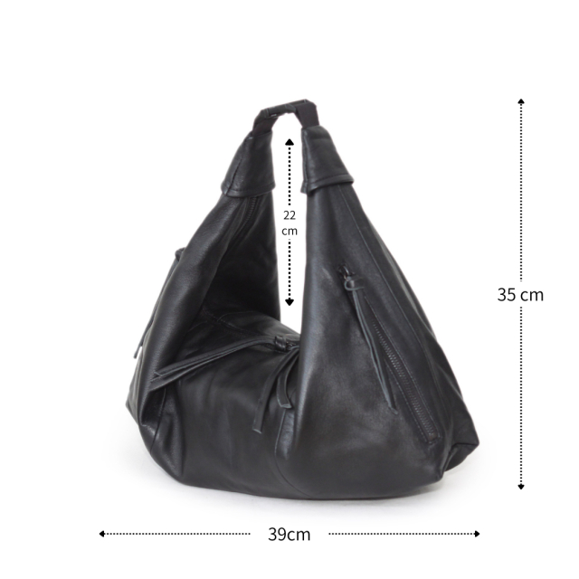 【Ain Soph セカンドレーベル】シープレザー 2WAY ワンショルダーバッグ M / ASE1843-PKS