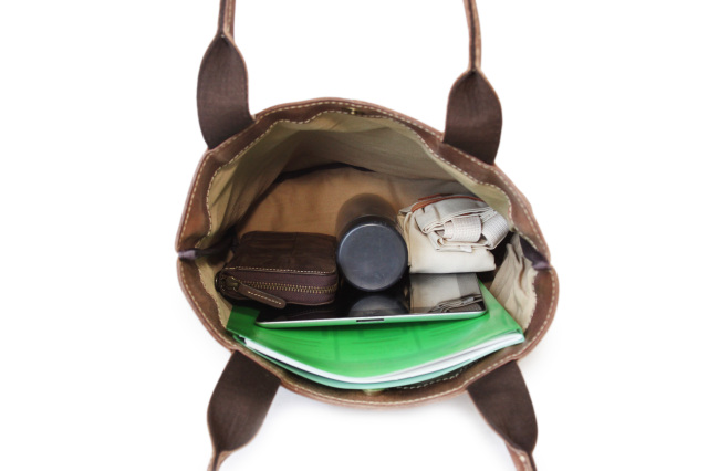 【HPレザー】Ain Soph(アインソフ) 縦型 クラシカル トートバッグ ｜ASE1851-HP