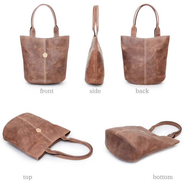 【HPレザー】Ain Soph(アインソフ) 縦型 クラシカル トートバッグ ｜ASE1851-HP