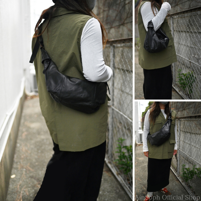 【Ain Soph セカンドレーベル】シープレザー 2WAY ショルダーバッグ SL / ASE1844-PKS