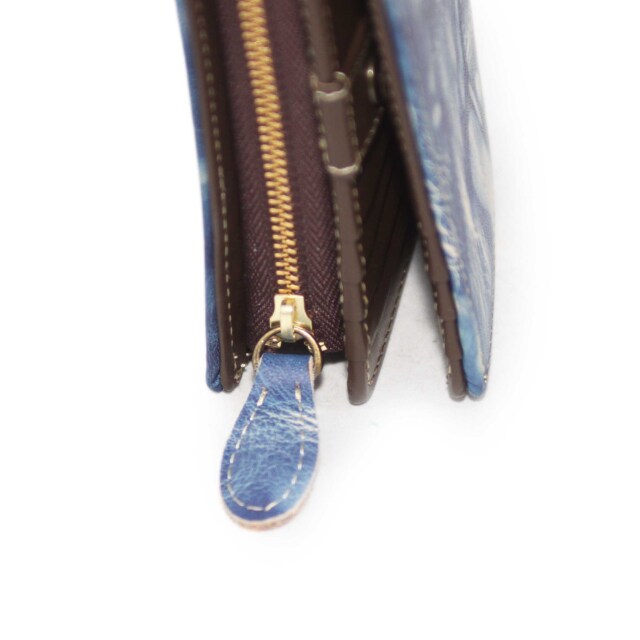 DA1035-BLA / Ain Soph (アインソフ)藍染　折財布　ボックス小銭入れ　日本製