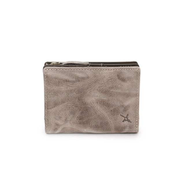 イタリアンレザー】 Ain Soph（アインソフ） ワクシープレス ミドル折