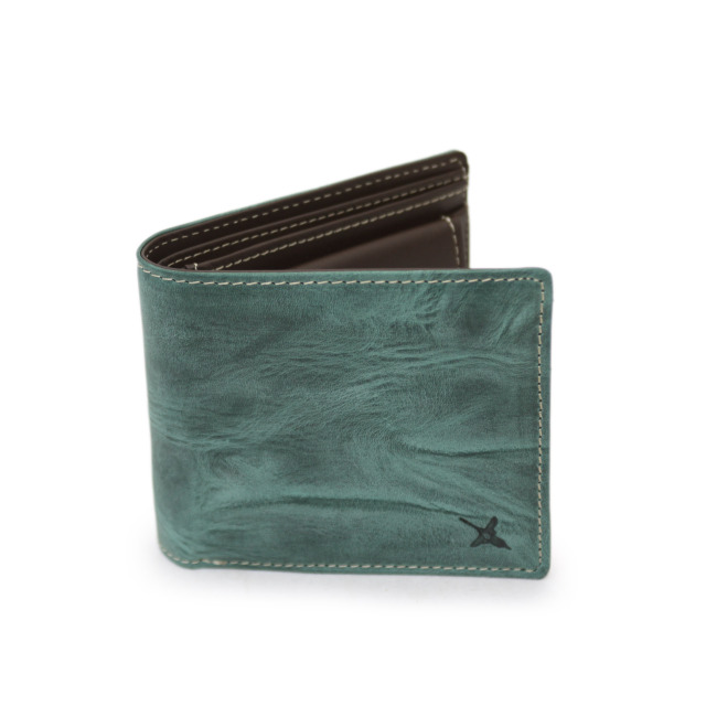 【イタリアンレザー】 Ain Soph（アインソフ） ワクシープレス 二つ折財布 日本製 DA1036-WPS