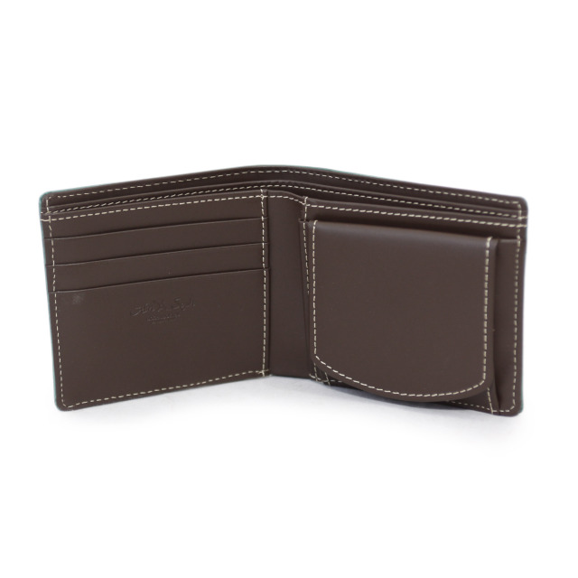 【イタリアンレザー】 Ain Soph（アインソフ） ワクシープレス 二つ折財布 日本製 DA1036-WPS