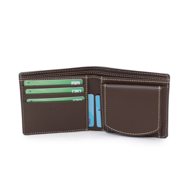 【イタリアンレザー】 Ain Soph（アインソフ） ワクシープレス 二つ折財布 日本製 DA1036-WPS