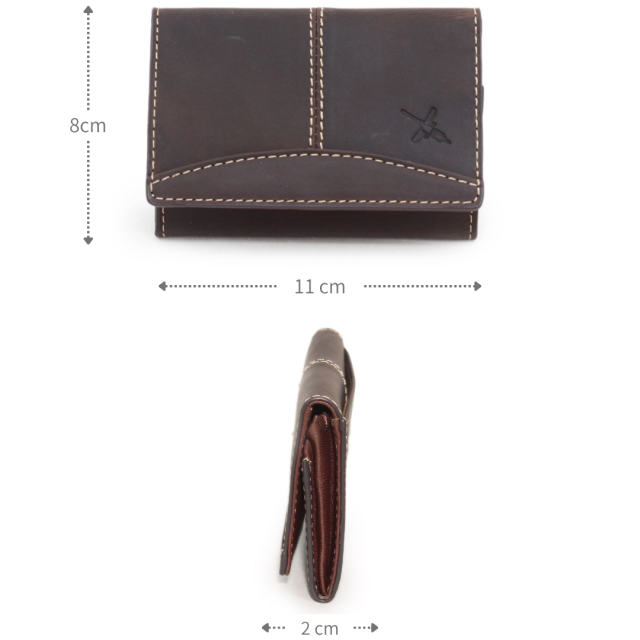 【HPレザー】Ain Soph(アインソフ) 風琴マチ名刺入れ | DA1120-HP