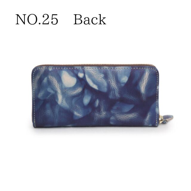 DA1180-BLA/Ain Soph (アインソフ)藍染ラウンドファスナー長財布　日本製