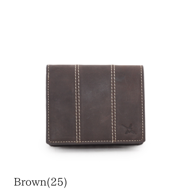 【HPレザー】Ain Soph (アインソフ)ボックス小銭入れの折財布 | DA1527-HP