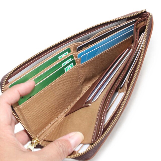 【HPレザー】Ain Soph（アインソフ）L字ファスナー長財布 | DA1624-HP