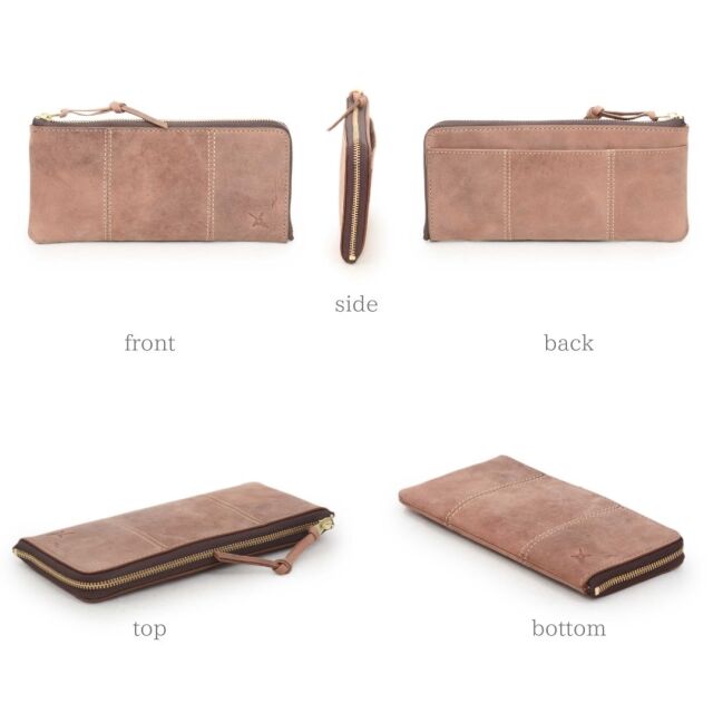 【HPレザー】Ain Soph（アインソフ）L字ファスナー長財布 | DA1624-HP