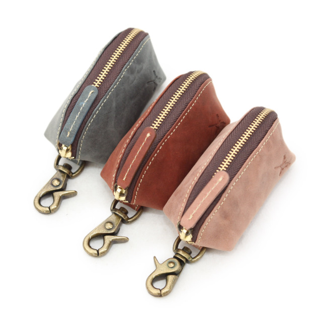 【HPレザー】Ain Soph（アインソフ）マルチケース 取り外し可能キーチェーン付き 小銭・鍵・小物収納｜DA1652-HP