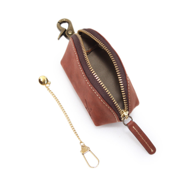 【HPレザー】Ain Soph（アインソフ）マルチケース 取り外し可能キーチェーン付き 小銭・鍵・小物収納｜DA1652-HP